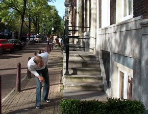 A big surprise at the corner of a sidewalk 2