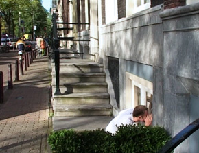 A big surprise at the corner of a sidewalk 3